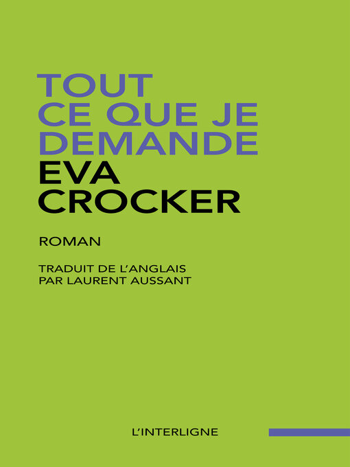 Title details for Tout ce que je demande by Eva Crocker - Available